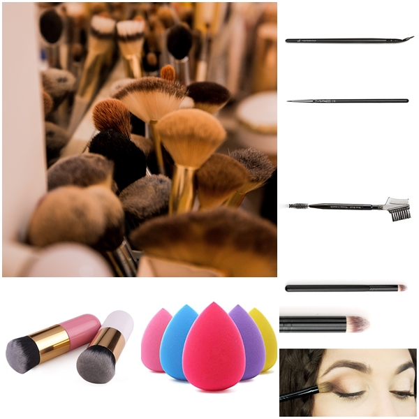 Makeup tools brushes